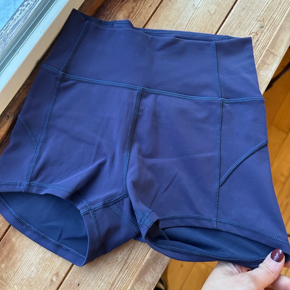 Lululemon purple booty shorts